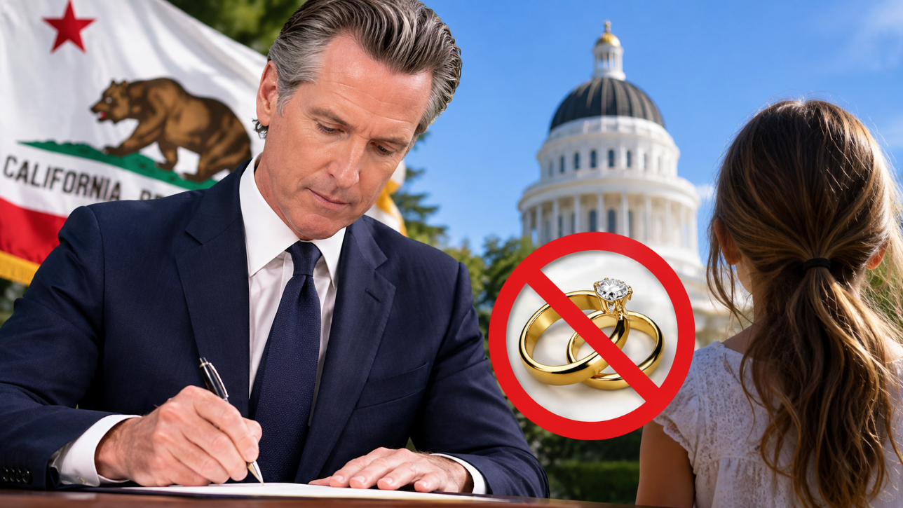 California Signing for Child Marriage Ban