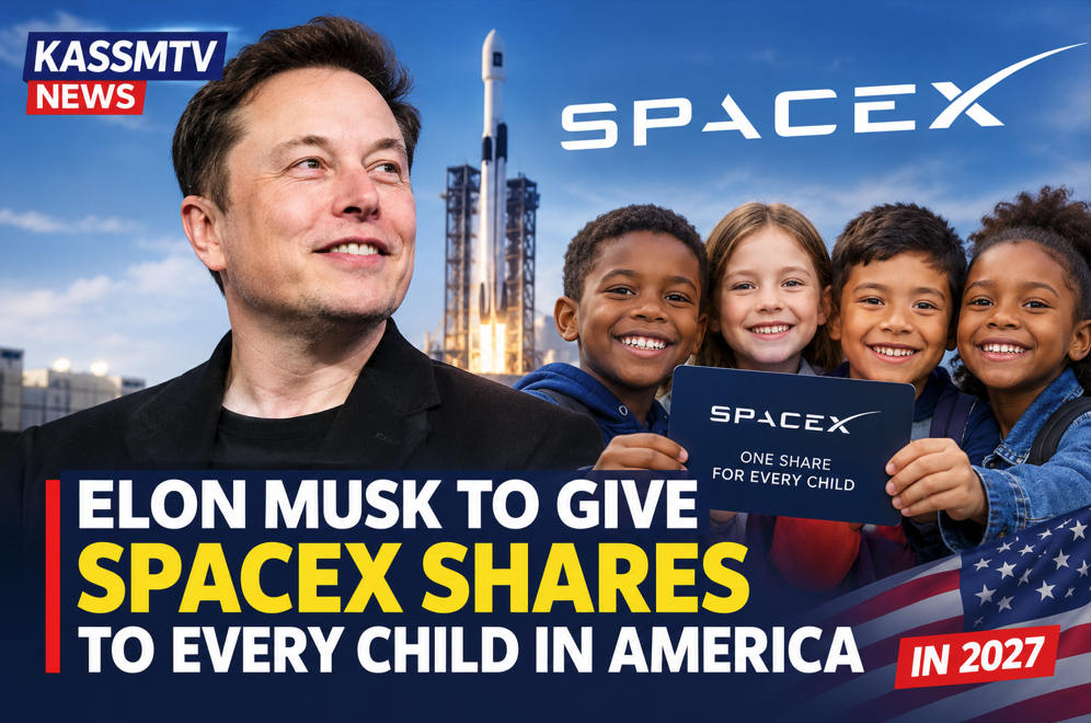 Elon Musk to Give SpaceX Shares to Every Child in America in 2027