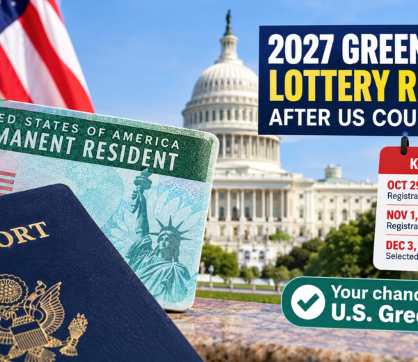 2027 Green Card Lottery UPDATE: US Court Orders Reopening — New Dates Revealed!